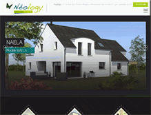 Tablet Screenshot of constructeur-maison-neology.com